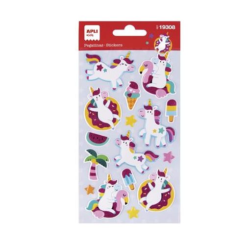 Matrica, APLI Kids "Stickers", unikornisok