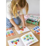 Geometriai matricás készlet, APLI Kids "Geometric", falvak