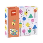 Geometriai matricás készlet, APLI Kids "Geometric", érzelmek