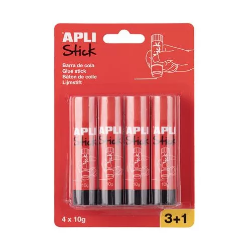 Ragasztóstift, 10 g, 3+1 kiszerelés, APLI