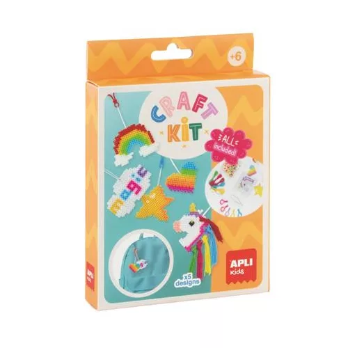 Kulcstartó készítő készlet, APLI Kids "Craft Kit"