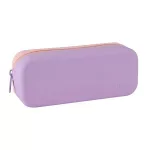 Tolltartó, display, cipzáras, szilikon, kétszínű, APLI "Pastel", vegyes színek