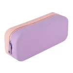 Tolltartó, display, cipzáras, szilikon, kétszínű, APLI "Pastel", vegyes színek