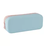 Tolltartó, display, cipzáras, szilikon, kétszínű, APLI "Pastel", vegyes színek