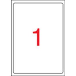   Etikett, univerzális, 199,6x289,1 mm, kerekített sarkú, APLI, 100 etikett/csomag