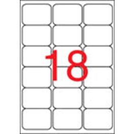   Etikett, univerzális, 63,5x46,6 mm, kerekített sarkú, APLI, 1800 etikett/csomag