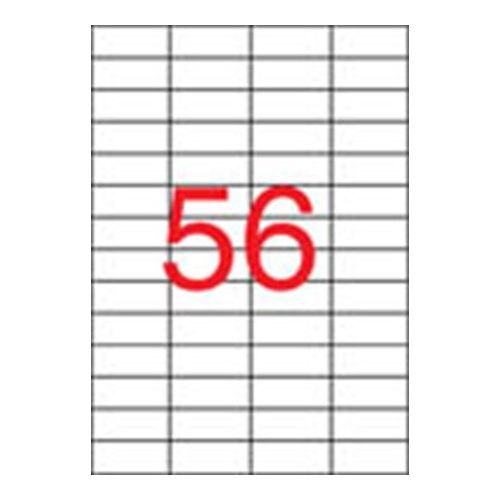 Etikett, lézernyomtatókhoz, 52,5x21,2 mm, APLI, 14000 etikett/csomag