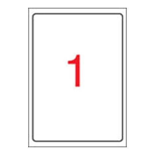 Etikett, tintasugaras nyomtatóhoz, 199,6 x 289,1 mm, fényes, fotóminőségű, APLI, 10 etikett/csomag