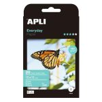 Fotópapír, tintasugaras, 10x15 cm, 180 g, fényes, APLI "Everyday"