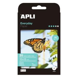   Fotópapír, tintasugaras, 10x15 cm, 180 g, fényes, APLI "Everyday"
