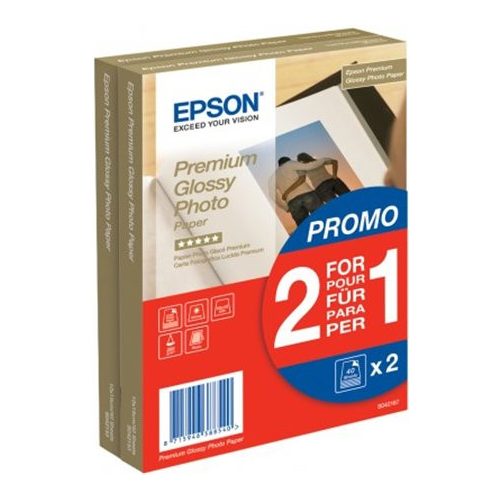 S042167 Fotópapír, tintasugaras, 10x15, 255 g, fényes, 2x40 lap, EPSON