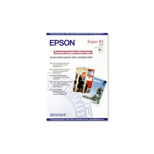 S041328 Fotópapír, tintasugaras, A3+, 251 g, félfényes, EPSON