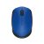 Egér, vezeték nélküli, optikai, közepes méret, USB, LOGITECH "M171", kék
