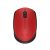 Egér, vezeték nélküli, optikai, közepes méret, USB, LOGITECH "M171", piros