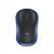 Egér, vezeték nélküli, optikai, közepes méret, USB, LOGITECH "M185", kék