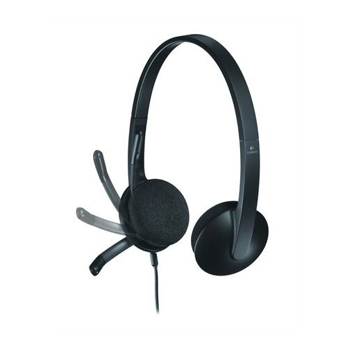 Fejhallgató, mikrofonnal, USB csatlakozás, LOGITECH "H340"