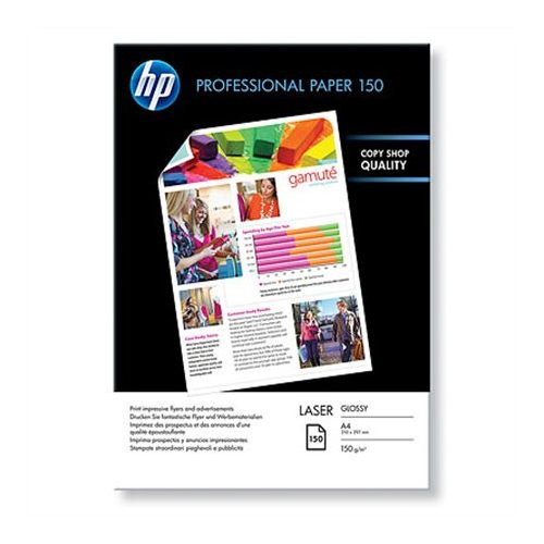 CG965A Fotópapír, lézer, A4, 150 g, fényes, HP