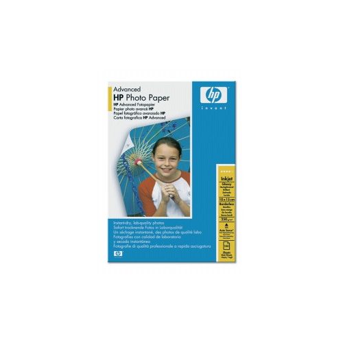 Q8692A Fotópapír, tintasugaras, 10x15, 250 g, fényes, HP