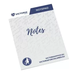   Jegyzettömb, A5, 5x50 lap, négyzetrácsos, VICTORIA OFFICE, fehér