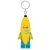 Kulcstartó, LED világítással, LEGO "Banana Guy"