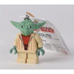 Kulcstartó, LED világítással, LEGO "Star Wars Yoda"