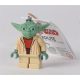 Kulcstartó, LED világítással, LEGO "Star Wars Yoda"