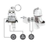 Kulcstartó, LED világítással, LEGO "Star Wars Stormtrooper"