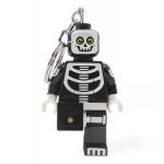 Kulcstartó, LED világítással, LEGO "Skeleton Guy"