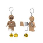 Kulcstartó, LED világítással, LEGO "Gingerbread Man"