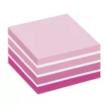 Öntapadó jegyzettömb, 76x76 mm, 450 lap, 3M POSTIT, aquarell pink