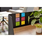 Öntapadó jegyzettömb, 76x76 mm, 12x90 lap, 3M POSTIT "Super Sticky", ultra sárga