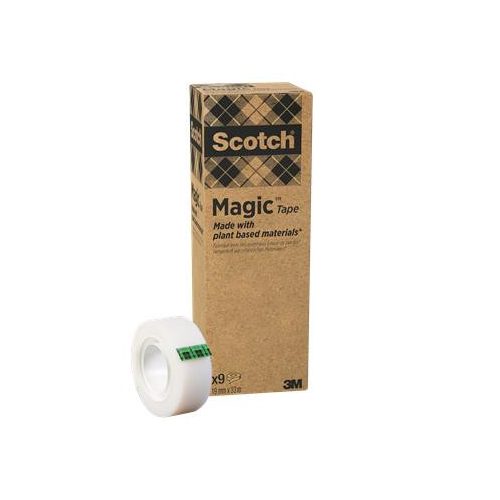Ragasztószalag, 19 mm x 33 m, környezetbarát, 3M "Scotch® Magic™", áttetsző