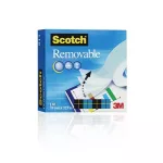 Ragasztószalag, 19 mm x 33 m, eltávolítható, 3M SCOTCH "Removable 811"