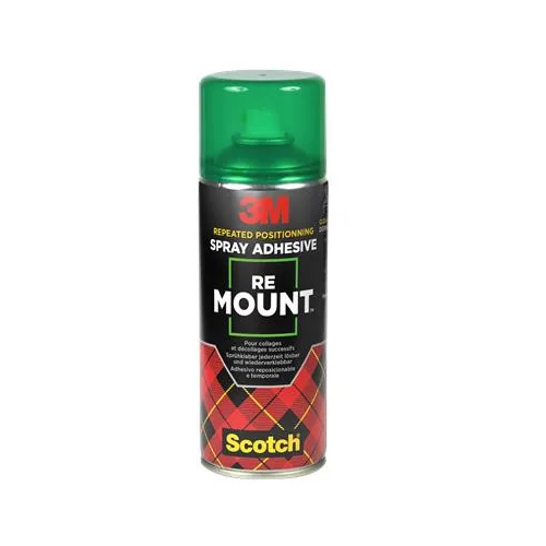 Ragasztó spray, 400 ml, 3M SCOTCH "ReMount"
