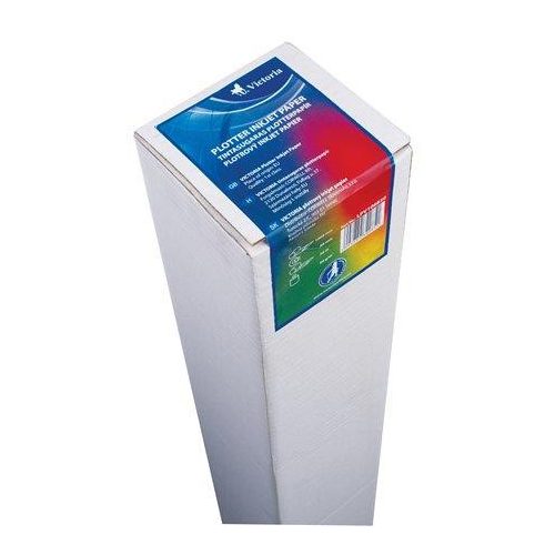 Plotterpapír, tintasugaras, A1, 594 mm x 50 m x 50 mm, 90g, VICTORIA PAPER
