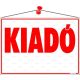 Információs tábla, 35x25 cm, "Kiadó"