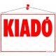 Információs tábla, 50x35 cm, "Kiadó"