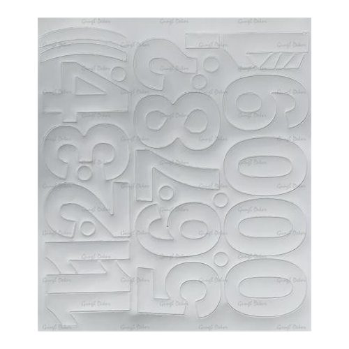 Öntapadós matrica, 5 cm-es, számlap, fehér