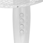 Álló ventilátor, 40 cm, 45 W, HOME, fehér