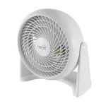 Asztali ventilátor, falra szerelhető, 23 cm, HOME, fehér