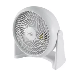 Asztali ventilátor, falra szerelhető, 23 cm, HOME, fehér