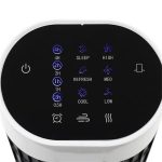 Oszlopventilátor, távirányítóval, 79 cm, 45 W, HOME, fekete