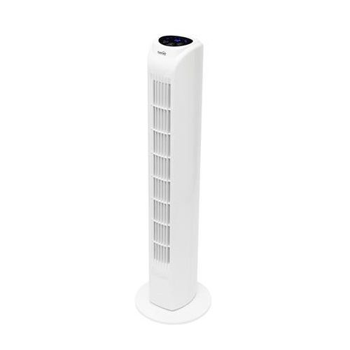 Oszlopventilátor, távirányítóval, 78 cm, 45 W, HOME, fehér