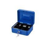 Pénzkazetta, 200x160x90 mm, VICTORIA FACILITY, kék