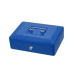 Pénzkazetta, 250x180X90 mm, VICTORIA FACILITY, kék