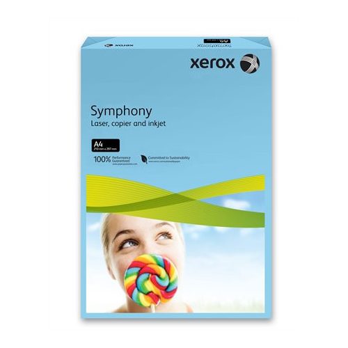 Másolópapír, színes, A4, 80 g, XEROX "Symphony", sötétkék (intenzív)