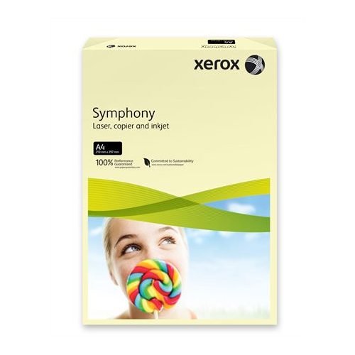 Másolópapír, színes, A4, 80 g, XEROX "Symphony", csontszín (pasztell)