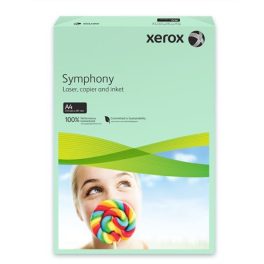   Másolópapír, színes, A4, 80 g, XEROX "Symphony", zöld (közép)