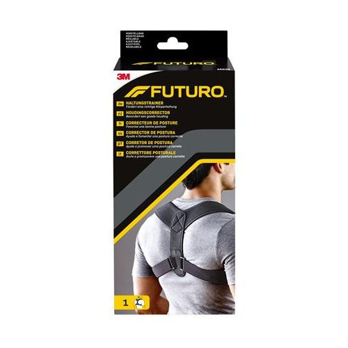 Tartásjavító hátpánt, méretre állítható, 3M "Futuro", fekete