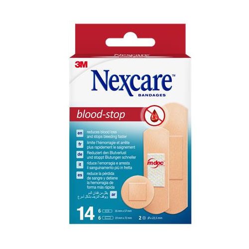Sebtapasz, vérzéscsillapító, 14 db, 3M "Nexcare Blood Stop"
